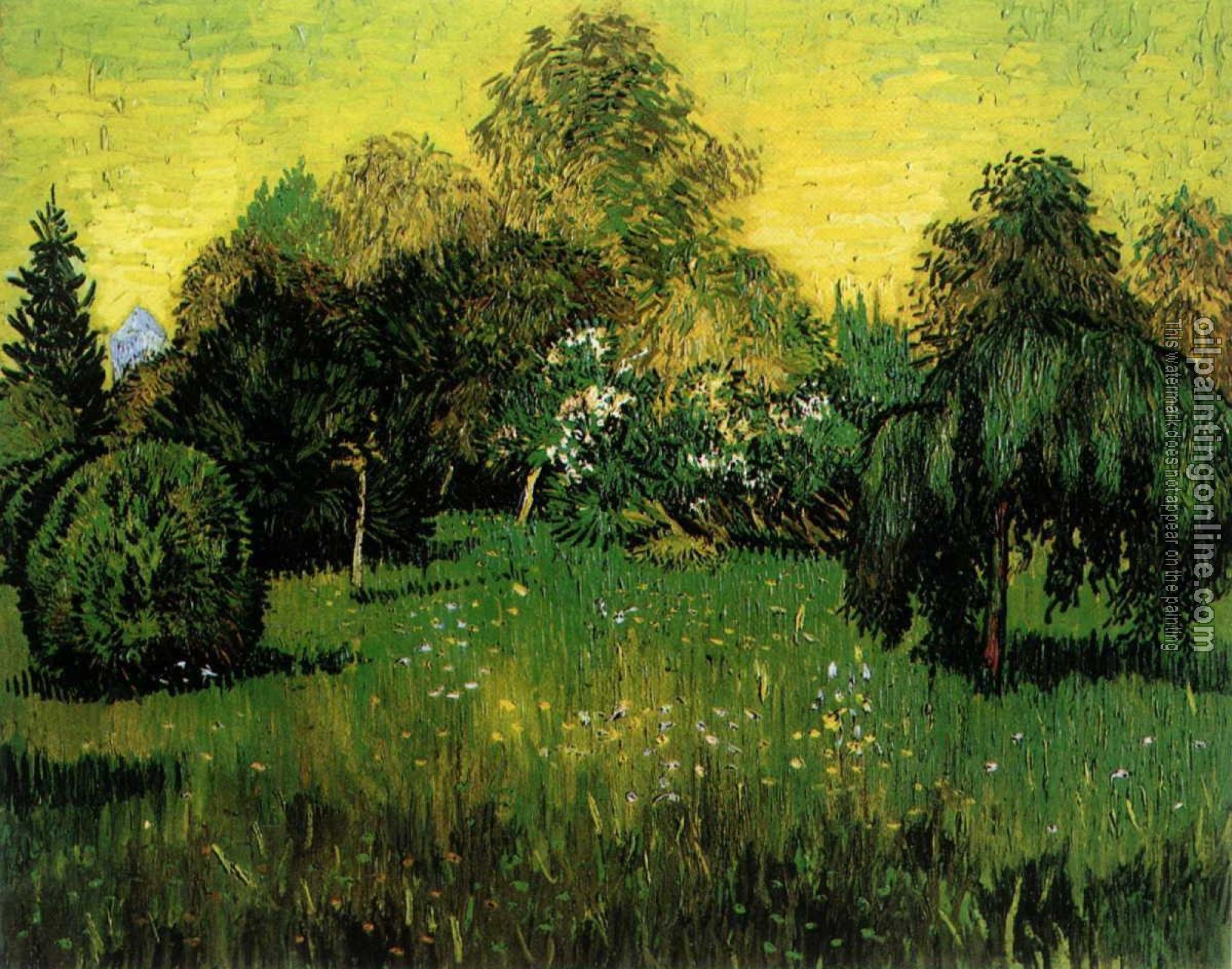 Gogh, Vincent van - Public Park with Weeping Willow